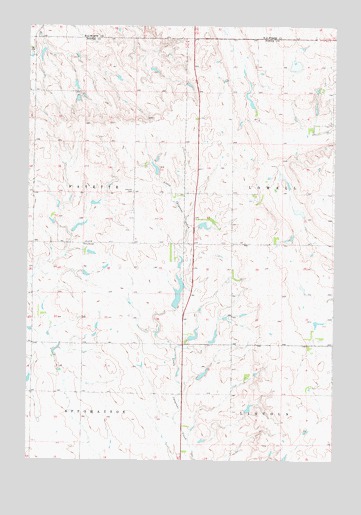 Lake Hurley NE, SD USGS Topographic Map