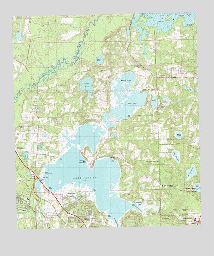 Lake Jackson, FL USGS Topographic Map