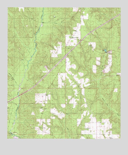 Barnett Crossroads, AL USGS Topographic Map