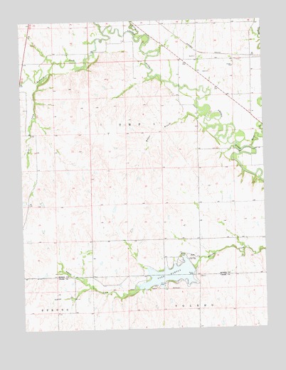 Lake Kahola, KS USGS Topographic Map
