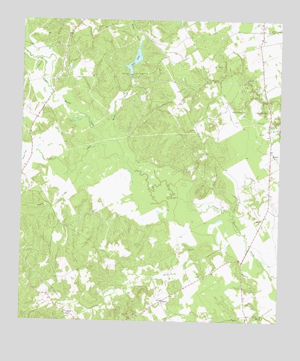 Lake Leon, TX USGS Topographic Map