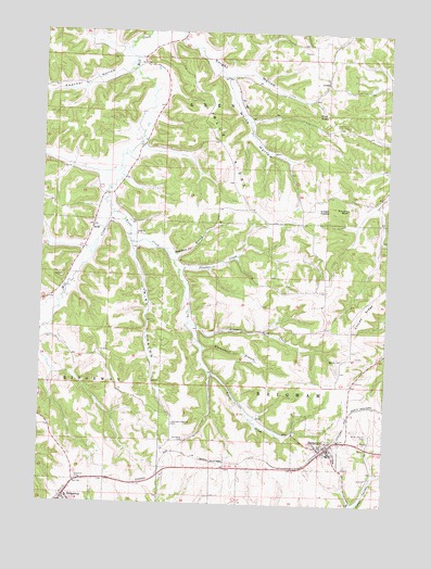 Barneveld, WI USGS Topographic Map