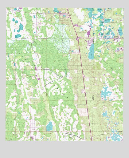 Lake Louisa SW, FL USGS Topographic Map