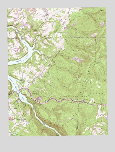 Lake Lynn, PA USGS Topographic Map