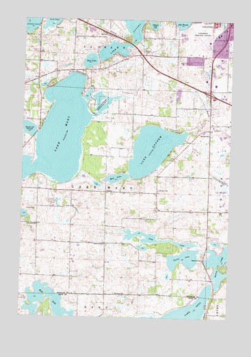 Lake Mary, MN USGS Topographic Map