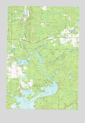 Lake Mary, MI USGS Topographic Map