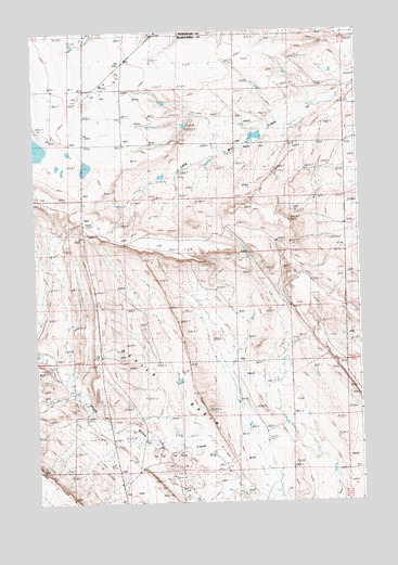 Lake Mason NE, MT USGS Topographic Map