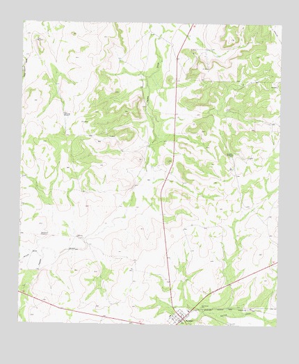 Barnhart, TX USGS Topographic Map