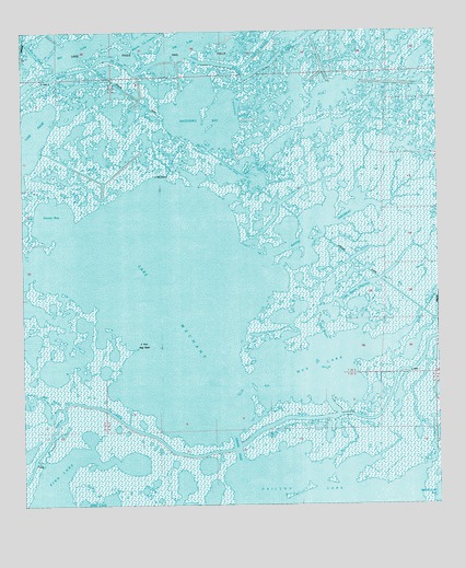 Lake Mechant, LA USGS Topographic Map