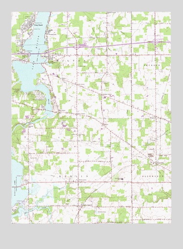 Lake Milton, OH USGS Topographic Map