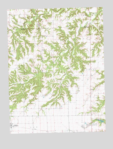 Lake Mount Sterling, IL USGS Topographic Map