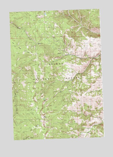 Lake Mountain, ID USGS Topographic Map