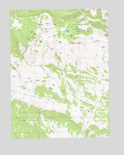 Lake Mountain, UT USGS Topographic Map