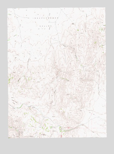 Lake Mountain, NV USGS Topographic Map