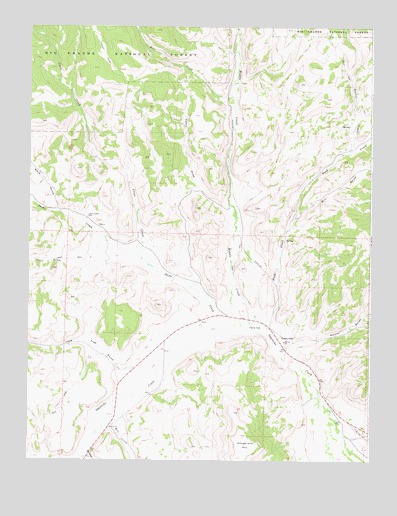 Lake Mountain NE, CO USGS Topographic Map