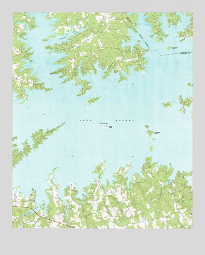 Lake Murray East, SC USGS Topographic Map