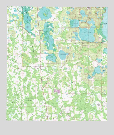 Lake Nellie, FL USGS Topographic Map