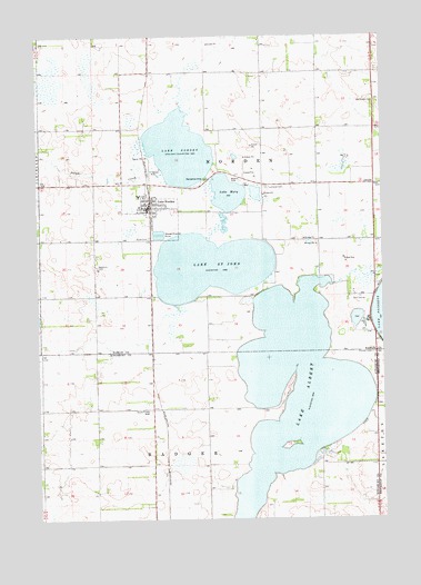 Lake Norden, SD USGS Topographic Map