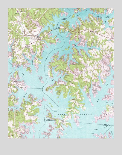 Lake Norman North, NC USGS Topographic Map
