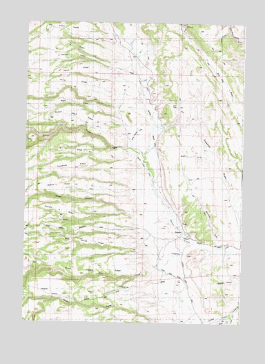 Barnum, WY USGS Topographic Map