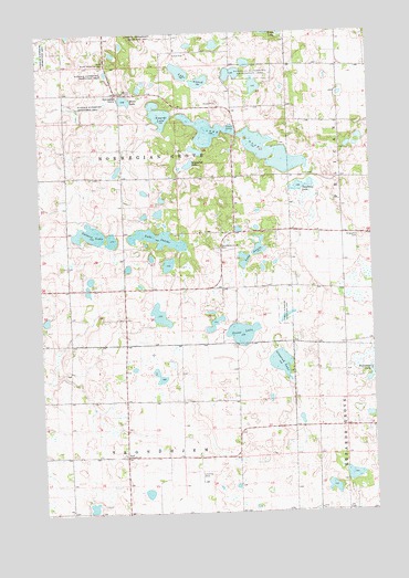 Lake Olaf, MN USGS Topographic Map