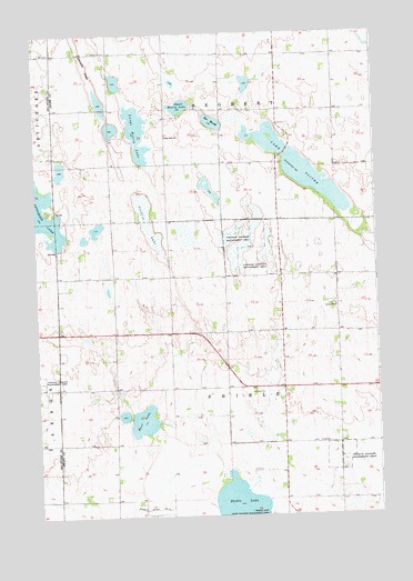Lake Oliver, MN USGS Topographic Map