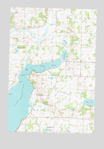 Lake Osakis East, MN USGS Topographic Map