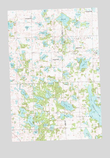 Lake Park SW, MN USGS Topographic Map