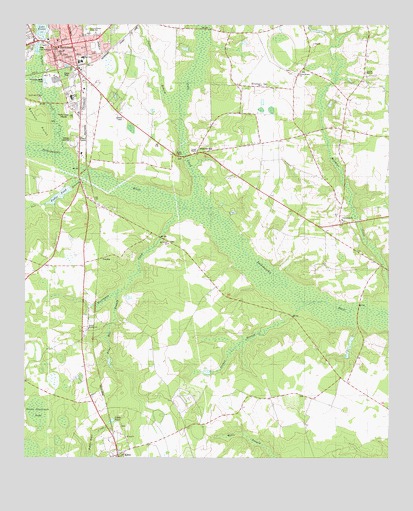 Barnwell, SC USGS Topographic Map