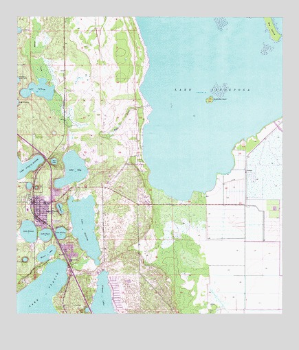 Lake Placid, FL USGS Topographic Map