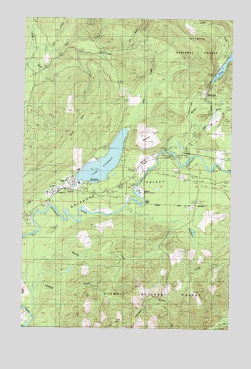 Lake Pleasant, WA USGS Topographic Map