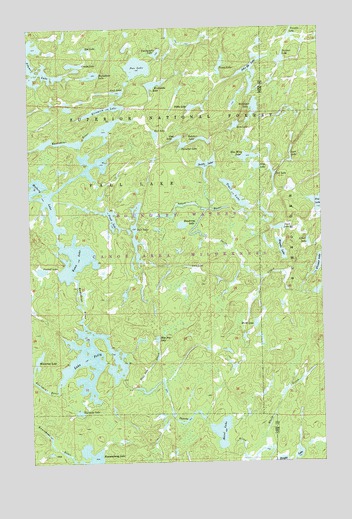 Lake Polly, MN USGS Topographic Map