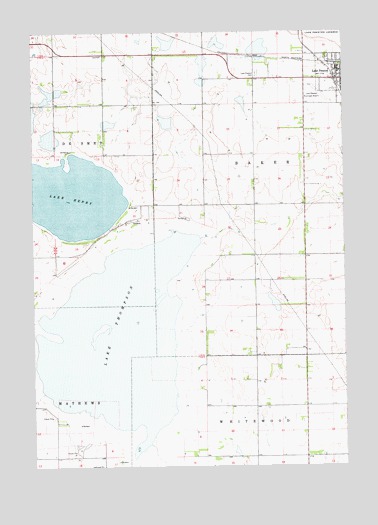 Lake Preston West, SD USGS Topographic Map