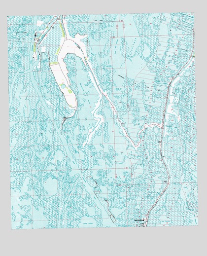 Lake Quitman, LA USGS Topographic Map
