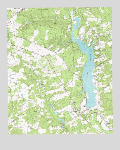 Lake Robinson, SC USGS Topographic Map
