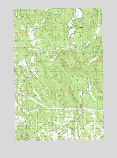 Lake Roesiger, WA USGS Topographic Map