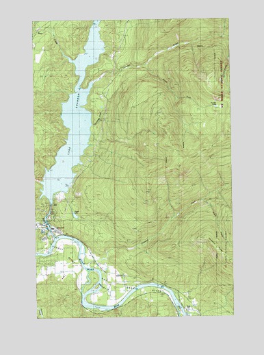 Lake Shannon, WA USGS Topographic Map