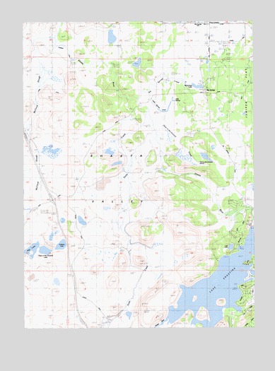 Lake Shastina, CA USGS Topographic Map