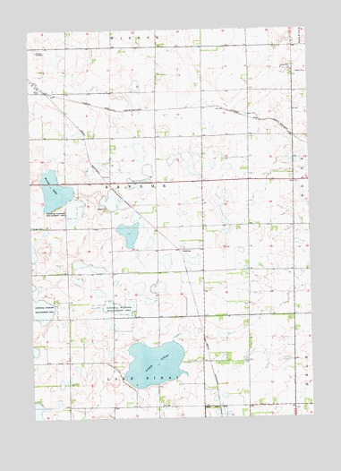 Lake Sinai, SD USGS Topographic Map