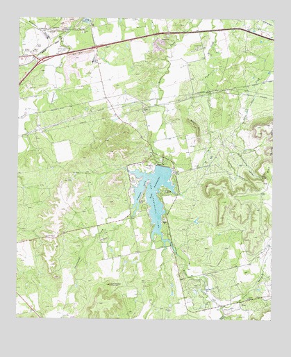 Lake Sweetwater, TX USGS Topographic Map
