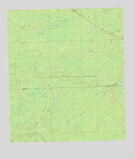 Lake Talquin SE, FL USGS Topographic Map