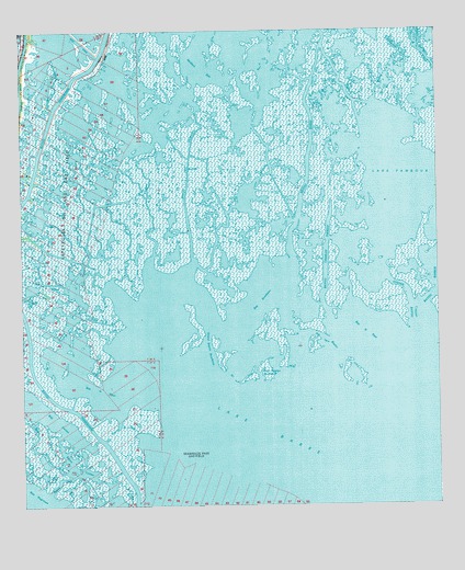 Lake Tambour, LA USGS Topographic Map
