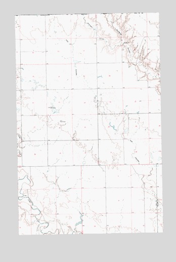 Lake Thibadeau NE, MT USGS Topographic Map