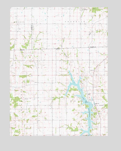 Lake Thunderhead, MO USGS Topographic Map