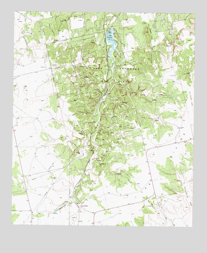 Lake Trammell, TX USGS Topographic Map