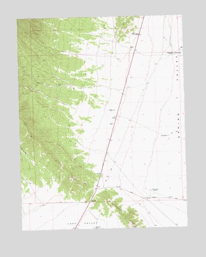 Lake Valley Summit, NV USGS Topographic Map