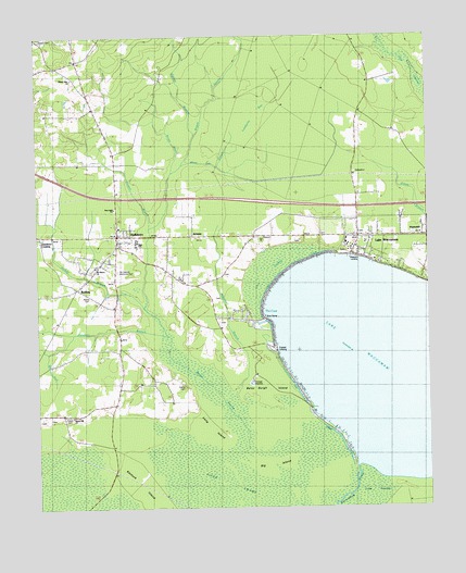 Lake Waccamaw West, NC USGS Topographic Map