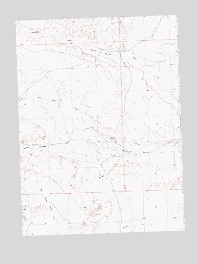 Barrel Springs, WY USGS Topographic Map
