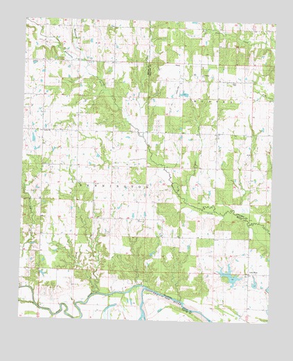 Lake West, OK USGS Topographic Map