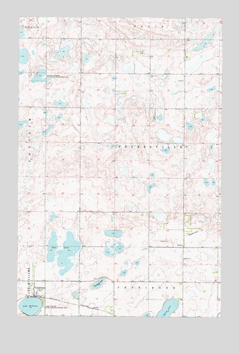 Lake Williams, ND USGS Topographic Map